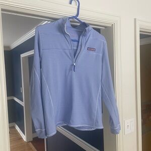 Vineyard Vines Blue White Striped Pullover Womens nwot performance sankaty small